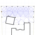 An example of the layer manager available with irrigation software in UT