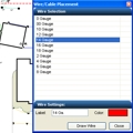 An example of wire/cable available with irrigation software in UT